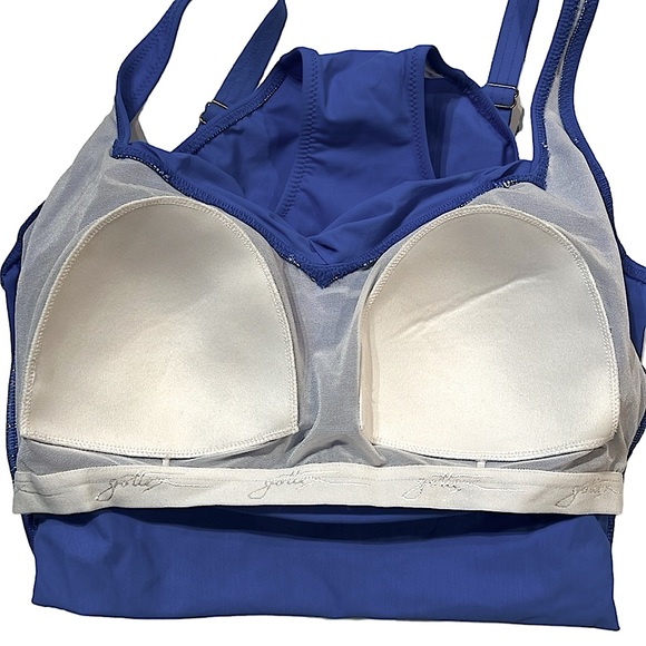 NWOT Gottex Lattice V-Neck Surplice One Piece - Picture 10 of 13